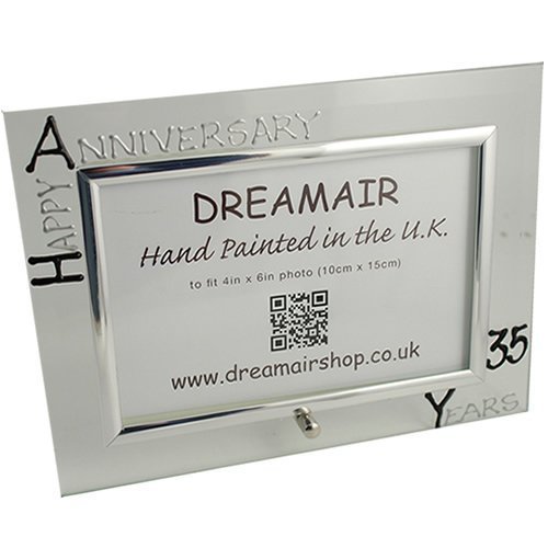 Happy 35th Year Pearl Wedding Photo Frame (L) (B/S)