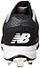 New Balance Men's L4040V3 Cleat Baseball Shoe, Black/Black, 11.5 D US
