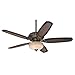 Hunter Indoor Ceiling Fan with light and pull chain control - Kingsbridge 54 inch, Roman Bronze, 54140