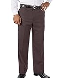 Paul Fredrick Men's Wool \ Cashmere Flat Front Pants Amethyst 30