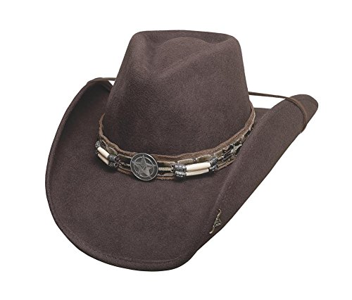 NEW BULLHIDE HAT COWBOY COLLECTION SKYNARD CHOCOLATE WESTERN 0445CH (EXTRA LARGE)
