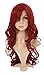 MapofBeauty 24 Inch/60cm Charming Synthetic Fiber Long Full Spiral Curly Women Party Wig