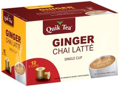 Quik Tea Ginger Chai Lattee K-Cups (12 count) Per Box
