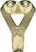 OOK 50674 Professional Picture Hangers, Reusable Art Hooks, Padded, Brass, 50lbs (10 Set) Gold