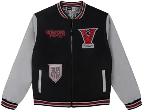 Amazon.com: Stranger Things Season 5 “The Squawk” Bomber Jacket
