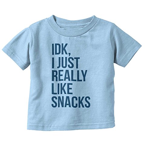 Like Snacks Funny Ironic Quote Cute New Parent Gifts Baby Toddler Infant T