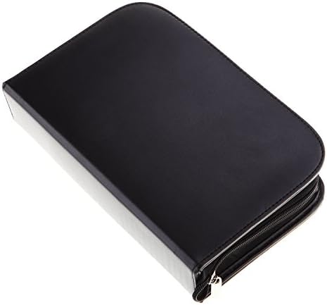 Xber Makeup Brush Zipper Holder Travel Organizer Bag Professional Makeup Handbag Portable 29 Pockets Cosmetic Artist Case(Brushes Not Included)