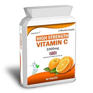 Vitamin C 1000mg Tablets Double Strength 2 Months Supply Suitable Vegetarians Fast Delivery UK Manufactured