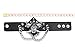 Eigso Pirate Rock Punk Biker Wide Strap Leather Bracelet Gothic Style Buckle Wristband for Men Women