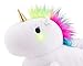 MoonRise Market Light-Up Unicorn Slippers for Kids [Twinkle Tootsies] Color-Changing LED Lights and Vibrant Rainbow Mane - for Cool Kids with Magic in Their Hearts & Sparkle on Their Soles! (Women)