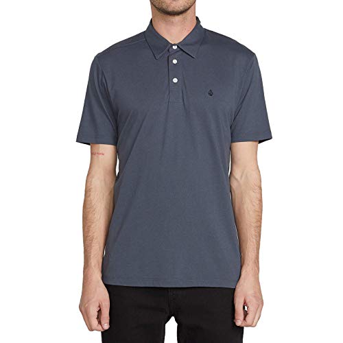 Volcom Men's Banger Polo Charcoal Large