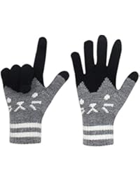 Gloves us Women Men Winter Touch Screen Gloves Warm Knit Texting Mittens for Smartphone
