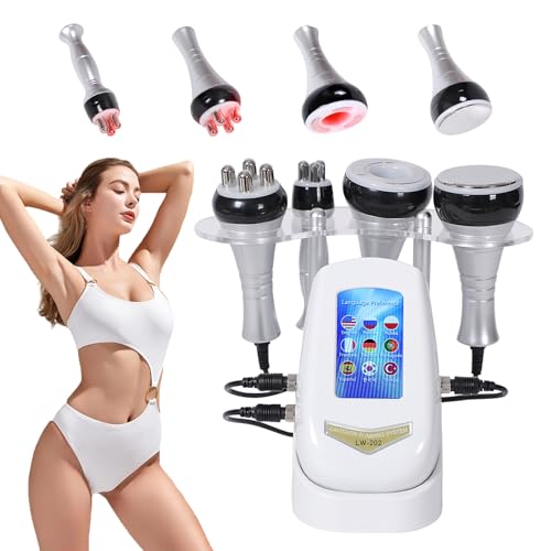 40K Body Slimming Machine, 4 in 1 Lipocavitation Radiofrequency Body Sculpting Machine, Face and Whole Body Massager Slimming and Firming