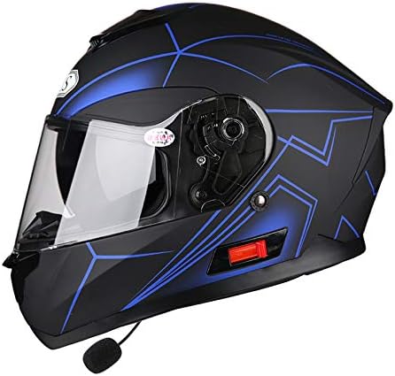 人気新作 ヘルメット 大型家電 車 バイク B07t673ltr フルフェイスバイクヘルメットレーシングバイクヘルメット R1 608成人男性向け女性向けbluetoothフレンドリー 付属 E Xl ヘルメット