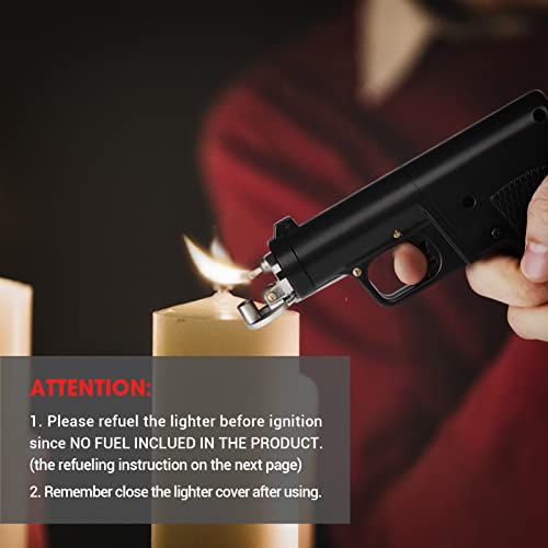 YUSUD Vintage Trench Lighter, Cool Pipe Lighter Fluid Refillable, Antique Soft Flame Lighter