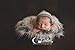 Sheepskin Flokati Faux Fur Newborn Photo Props, Fur Basket Stuffer for Sitters and Babies, Mousse