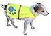 Reflective Dog Vest Small with Adjustable Strap and Florescent Reflectors. Safety Vest for Dogs and Dog Raincoat for Walks in Rain or Snow - Reflects Car Lights for Safety. Also Used As Hunting Vest for Dogs. Lightweight and Comfortable.