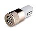 iCASEIT Car Charger 4.8A 24W USB 2 Port Quick Charge for iPhone 7 7s Plus 6 6s Plus 5s iPad Pro Mini Galaxy S7 S6 Edge S5 S4 Huawei HTC & more with 5V input - GOLD