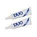 DUO Eyelash Glue – Clear Lash Adhesive for Strip Lashes, Long-Lasting and Waterproof, 0.5 oz, 2 Pack