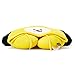 BT21 Official Merchandise by Line Friends - CHIMMY Character Hooded Travel Neck Pillow, Yellow