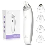 Blackhead Remover by Ameauty, USB Rechargeable Pore Vacuum Pimple Comedone Extractor Acne Comedo Suction Microdermabrasion Exfoliating Machine Electric Facial Pore Cleanser, 1 set of 4 heads