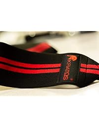 Kratos Muñequeras - Levantamiento de pesas, levantamiento de potencia, culturismo, crossfit, entrenamiento de fuerza, calistenia, soporte de muñeca de grado premium