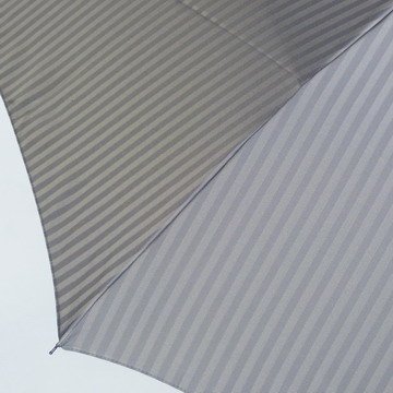 3段式 メンズ 折りたたみ 70cm 先染 ミニ ジャガード織 シャドーストライプ B00b8qjh7w グレー B 日本製 大きい グレー B アスティ 傘 折りたたみ傘 送料無料 即納 Rumble Media