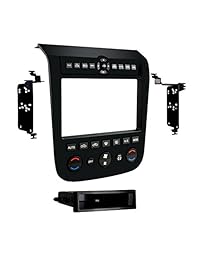 Metra único o doble DIN Dash Kit de instalación para 2003 2007 Nissan Murano, Negro