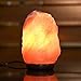 Natural Himalayan Ionic Crystal Salt Lamps. Clear The Air, Lift Your Mood. Hand Carved Rock Products W/ Soft Amber Color. Sit Lamp on Wooden Base & Adjust Dimmer Switch For Purifying Romantic Light