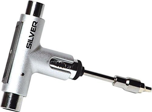 Silver Ratchet Skateboard Tool - Metallic Silver by Silver Truck Company