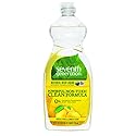 Seventh Generation Natural Dish Liquid, Fresh Citrus & Ginger Scent, 25oz