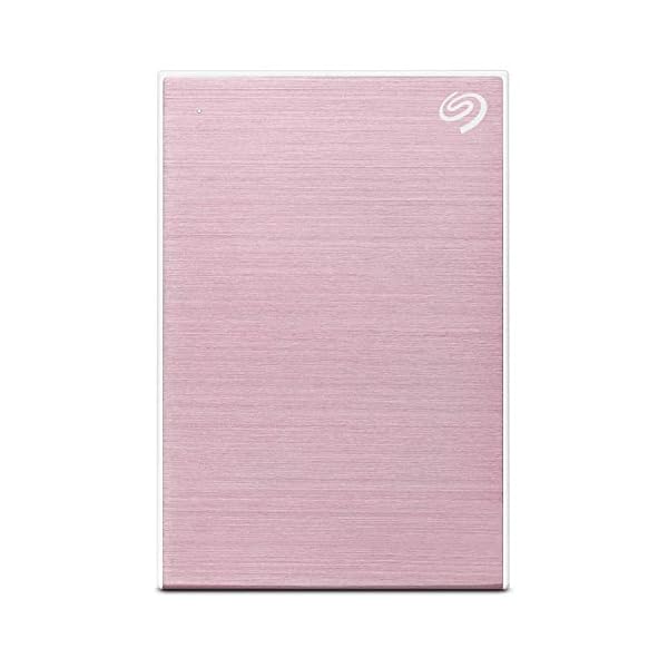 Seagate Backup Plus Slim, tragbare externe Festplatte 2 TB, 2.5 Zoll, USB 3.0, PC, Notebook & Mac,Roségold, inkl. 2…