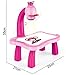 7TECH Draw Projector Children's Art Toy Trace-n-Draw Projector with 32 Patterns 8 Colorful Water Pens Treasures Tracer Art Projector Educational Toy for Kids -Pink