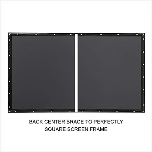 Visual Apex Fixed Frame Projector Screen 120 inch 4K/8K Ultra HDR, 3D