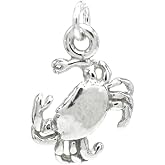 925 Sterling Silver Crab Charm Pendant | Charm Only