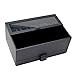 Caddy Bay Collection Watch Box w/Removable Watch Band Display Case & Valet Tray Holds 5 Watches - Black
