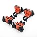 JFSING Corner Clamp - 90 Degrees Right Angle Clamps Adjustable Single Handle for Woodworking, Photo Framing, Glass Holder 4 PCS