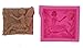 Longzang Fairy Flowers Play with Butterfly Art Silicone Craft DIY Handmade Soap Molds (S047)