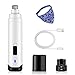 qOXOp Dog Nail Grinder 2019 Upgraded Professional 2-Speed Electric Pet Nail Trimmer Gentle Painless Paws Trimming & Smoothing for Small Medium Large Dogs [Slobber Collar]- White
