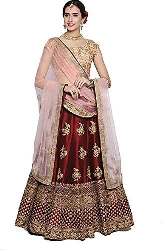 Varudi Fashion embroidered semi stitched lehenga for women | womens Today preminum lehengas collection 2018 | lehenga choli for girls