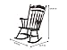 Coaster Home Furnishings Windsor Rocking Chair Medium Brown