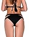 iHeartRaves Strappy Scrunch Back Rave Booty Shorts (Small/Medium, Black)