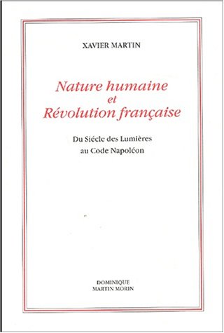 Nature humaine et révolution française