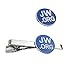 Round Jw.org Necktie Clip and Lapel Pin Gift Set-- Silver Color