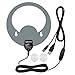 LEADSIGN HDTV Indoor Antenna 50+ Mile Range - ATSC180G Digital TV Aerial with 20dB in-Line Signal Amplifier Booster,3.3ft USB Cable and 16.5ft Coax Cable