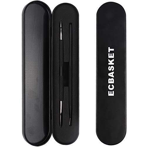 image for ECBASKET Cuticle Nail Care Tool Set - Cuticle Pusher with Spoon Nail C