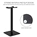 Headphone Stand Headset Holder New Bee Earphone Stand with Aluminum Supporting Bar Flexible Headrest ABS Solid Base for All Headphones Size (Black)thumb 4