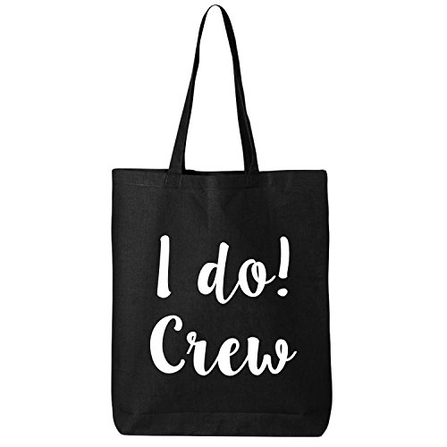 I do! Crew Cotton Canvas Tote Bag in Black - One Size