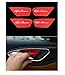 Inter Water Cup Pad Mat Frame Cover Trim For Alfa Romeo Giulia 2017