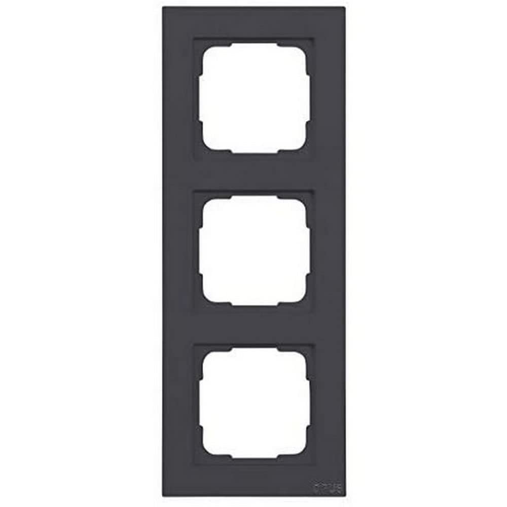 OPUS® 55 Cube Cover Frame 3-Way Design Anthracite Silk Gloss